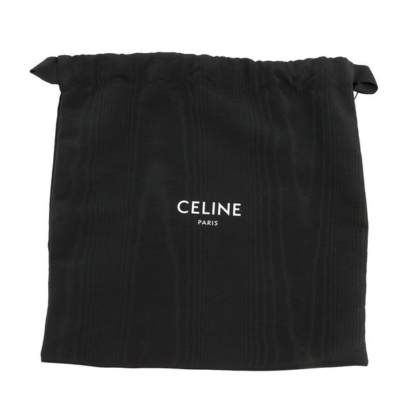セリーヌ ショルダーバッグ ティーン トリオンフ シャイニーカーフレザー 188423 CELINE 黒