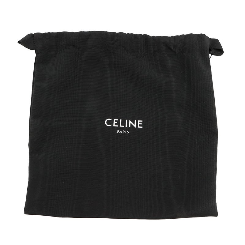 セリーヌ ショルダーバッグ ティーン トリオンフ シャイニーカーフレザー 188423 CELINE 黒