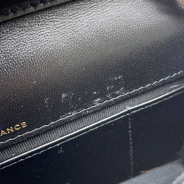 シャネル フォンケース マトラッセ ココマーク ラムスキン AP3559 CHANEL 黒 チェーンショルダー