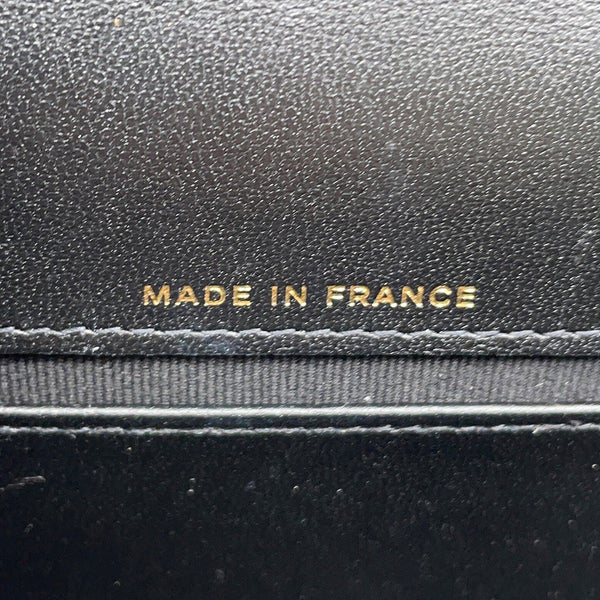 シャネル フォンケース マトラッセ ココマーク ラムスキン AP3559 CHANEL 黒 チェーンショルダー