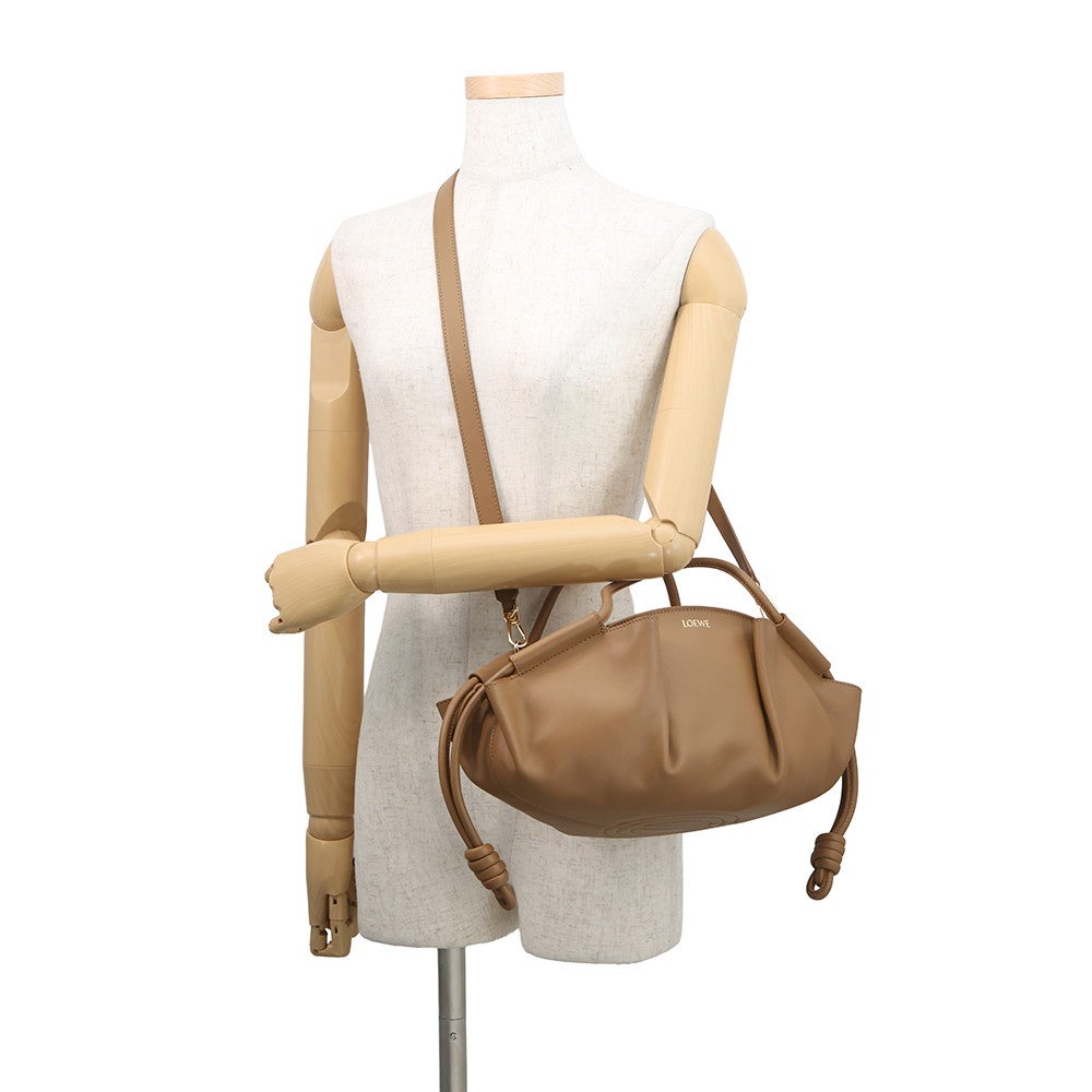 ロエベ パセオバッグ スモール ショルダーバッグ レザー A709P48X06 ベージュ レディース LOEWE  中古 LOEWE（ロエベ） パセオバッグ スモール ショルダーバッグ レザー