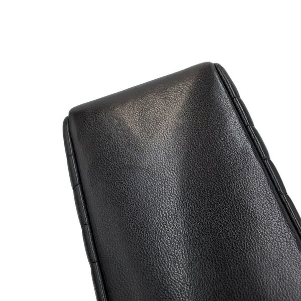 シャネル チェーンショルダーバッグ マドモアゼル ココマーク ラムスキン CHANEL 黒