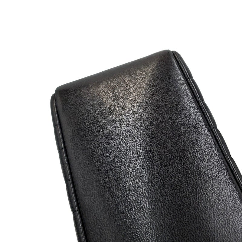 シャネル チェーンショルダーバッグ マドモアゼル ココマーク ラムスキン CHANEL 黒