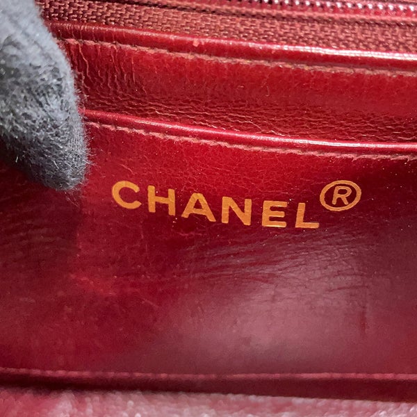 シャネル チェーンショルダーバッグ マドモアゼル ココマーク ラムスキン CHANEL 黒