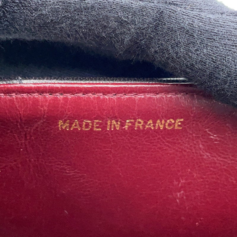 シャネル チェーンショルダーバッグ マドモアゼル ココマーク ラムスキン CHANEL 黒