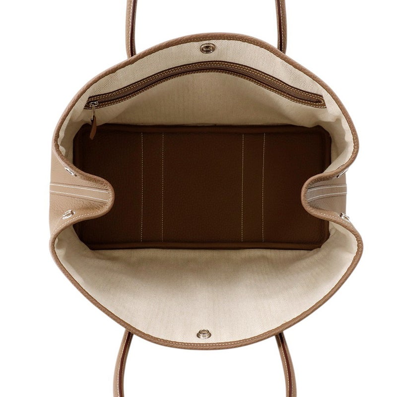 エルメス トートバッグ ガーデンパーティPM エトゥープ/シルバー金具 ネゴンダ D刻印