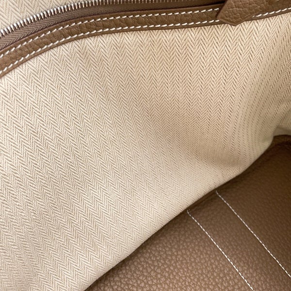 エルメス トートバッグ ガーデンパーティPM エトゥープ/シルバー金具 ネゴンダ D刻印