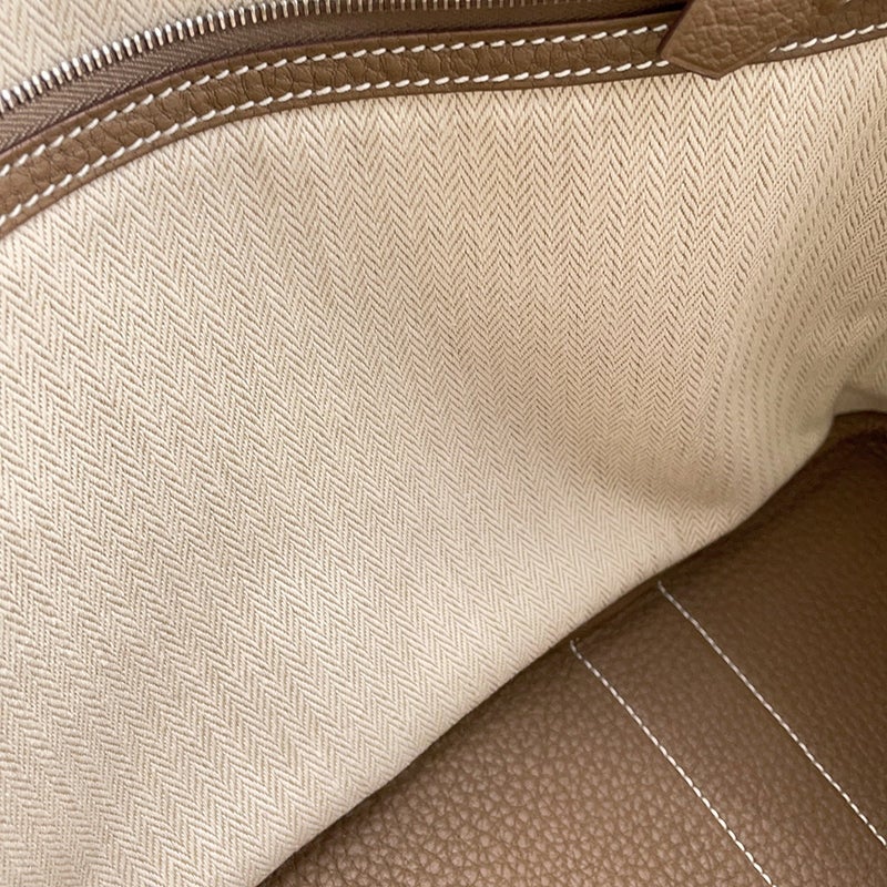 エルメス トートバッグ ガーデンパーティPM エトゥープ/シルバー金具 ネゴンダ D刻印