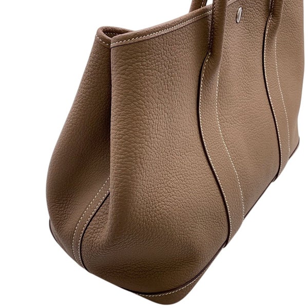 エルメス トートバッグ ガーデンパーティPM エトゥープ/シルバー金具 ネゴンダ D刻印