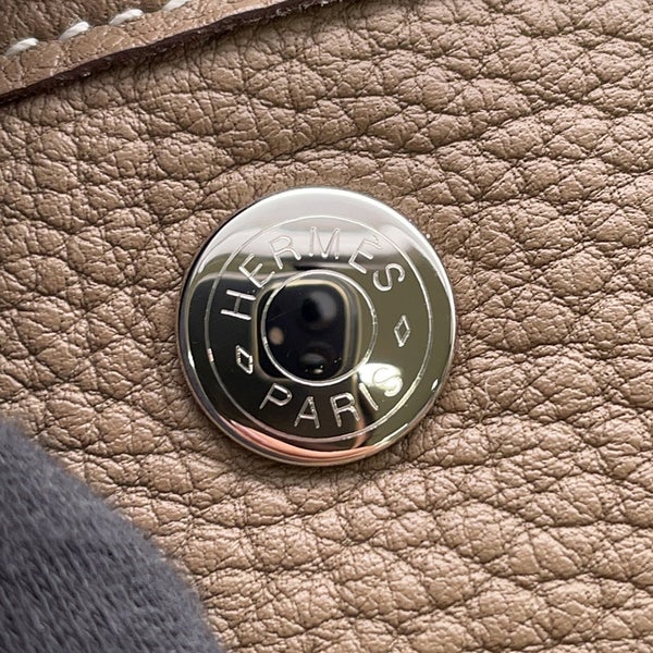 エルメス トートバッグ ガーデンパーティPM エトゥープ/シルバー金具 ネゴンダ D刻印