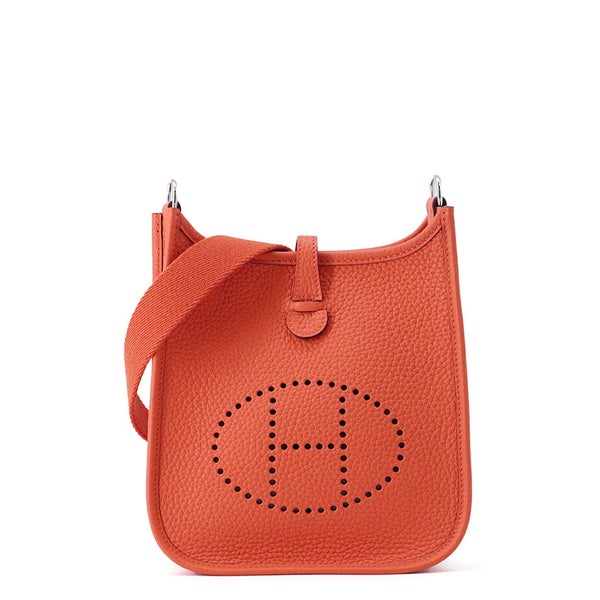 エルメス エブリンTPM 85cm アマゾン オレンジフィールド/シルバー金具 トリヨンクレマンス K刻印