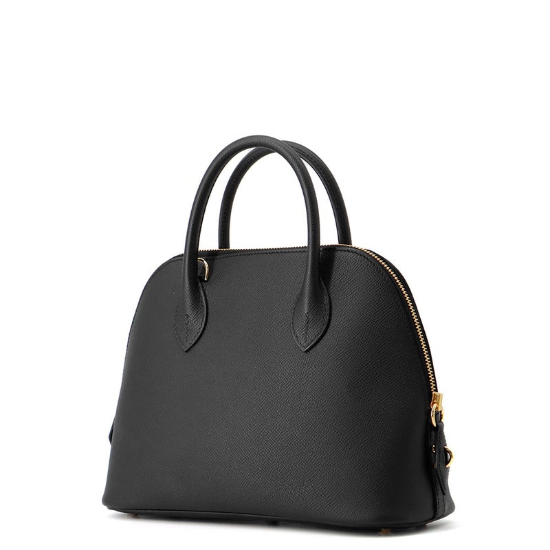 エルメス ボリード1923 25 ブラック/ゴールド金具 エプソン G刻印 ２wayショルダー 黒