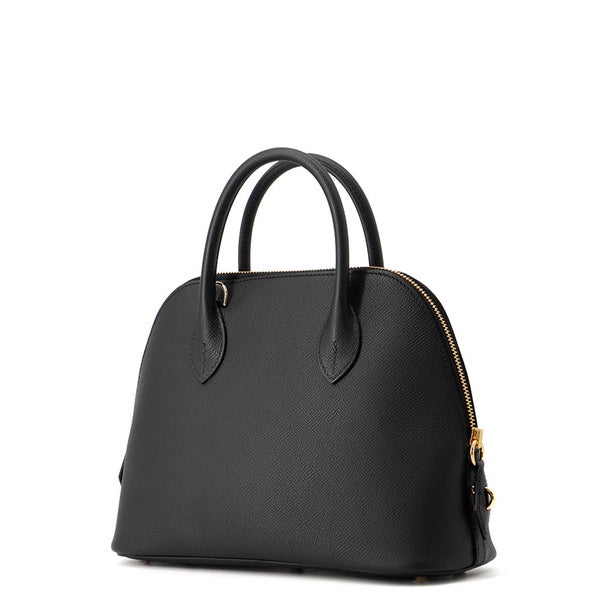 エルメス ボリード1923 25 ブラック/ゴールド金具 エプソン G刻印 ２wayショルダー 黒