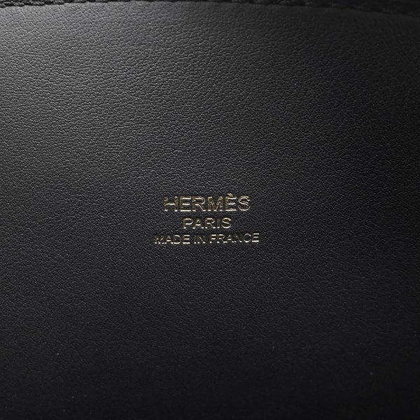 エルメス ボリード1923 25 ブラック/ゴールド金具 エプソン G刻印 ２wayショルダー 黒