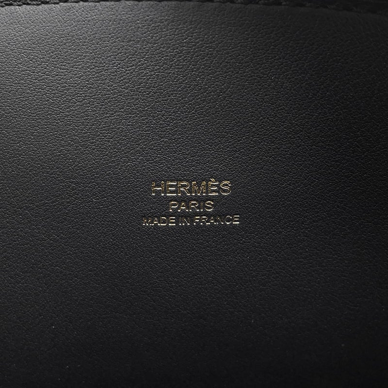 エルメス ボリード1923 25 ブラック/ゴールド金具 エプソン G刻印 ２wayショルダー 黒