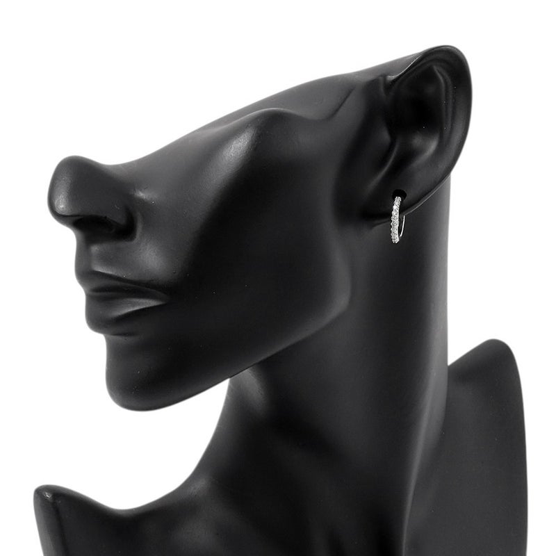 ポンテヴェキオ ピアス エテルノ・ファミリー チェルキオ ピッコロ ラテ ダイヤモンド 計0.24ct Pt999/Pt900 フープピアス