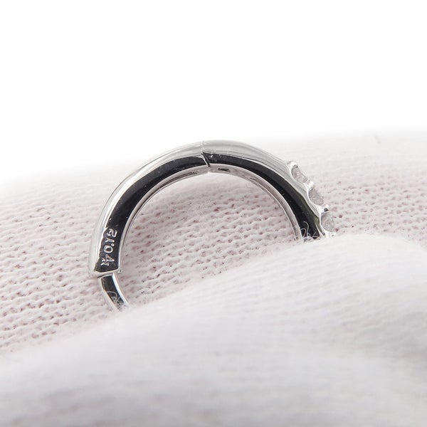 ポンテヴェキオ ピアス エテルノ・ファミリー チェルキオ ピッコロ ラテ ダイヤモンド 計0.24ct Pt999/Pt900 フープピアス