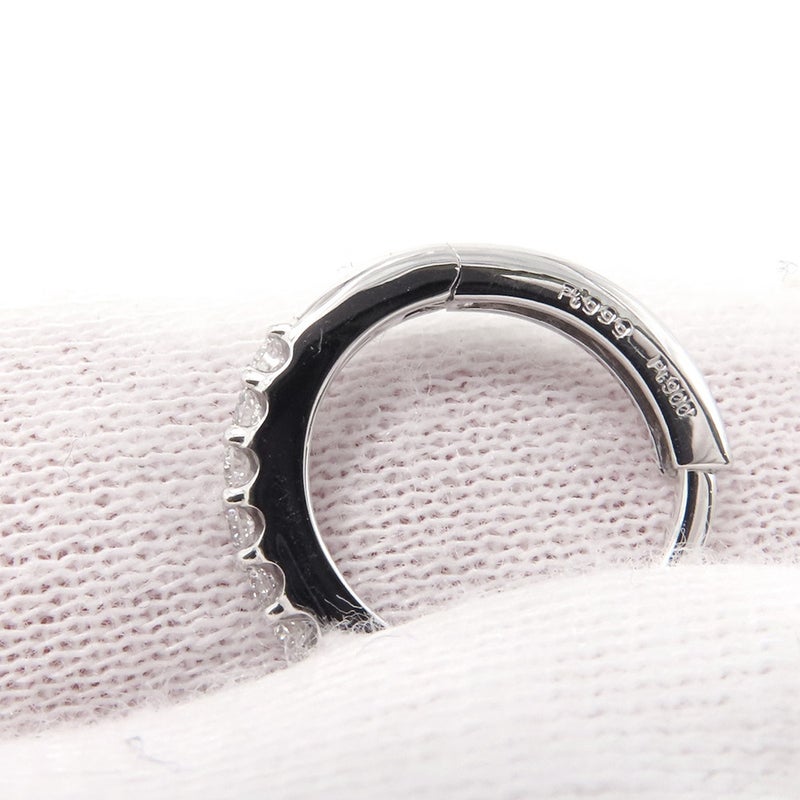 ポンテヴェキオ ピアス エテルノ・ファミリー チェルキオ ピッコロ ラテ ダイヤモンド 計0.24ct Pt999/Pt900 フープピアス