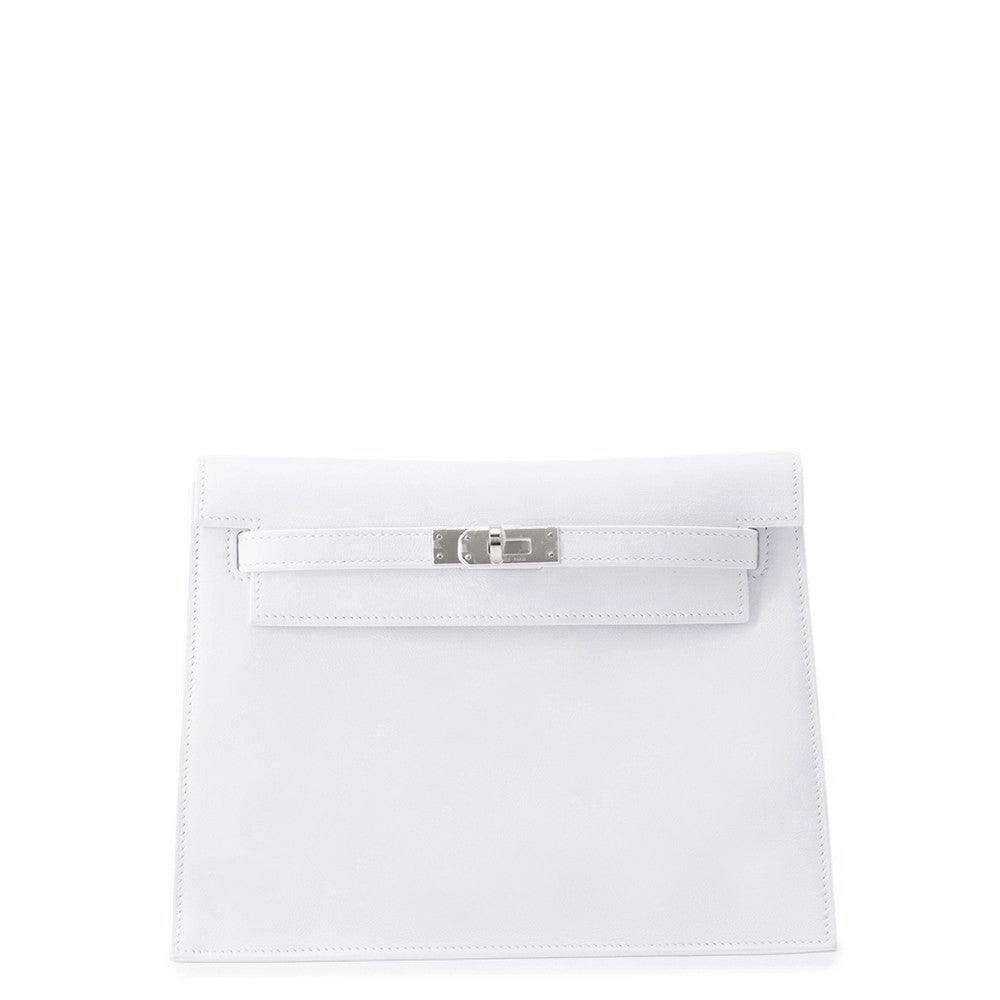 エルメス　ガオ　白　バッグ　ショルダー キュート☆彡Hロゴ》 エルメス ショルダーバッグ Geta ゲタ (HERMES