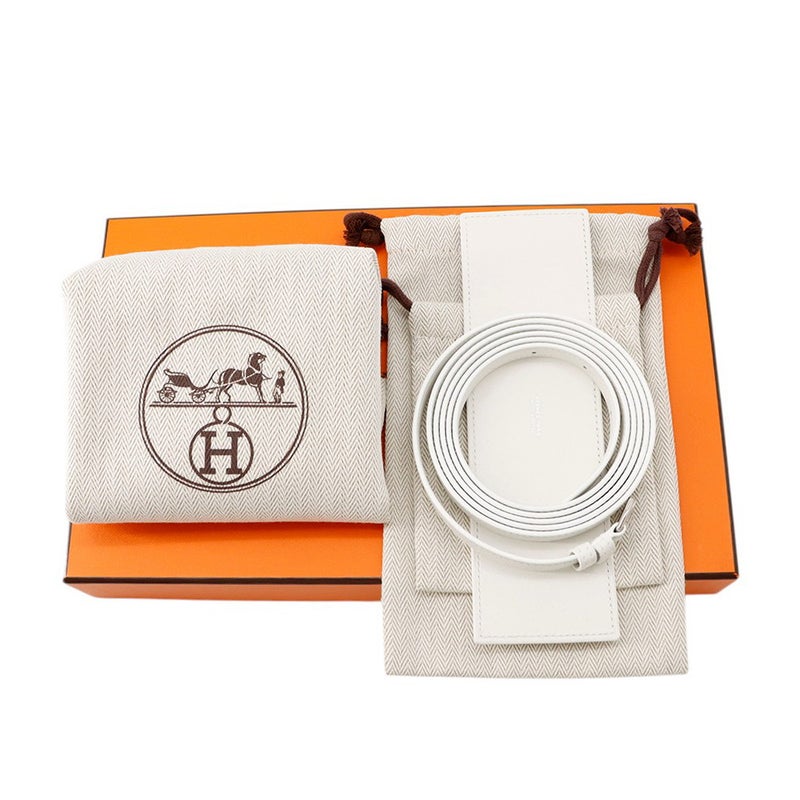 エルメス ショルダーバッグ ケリーダンス2 ニューホワイト/シルバー金具 スイフト K刻印 クラッチバッグ 白