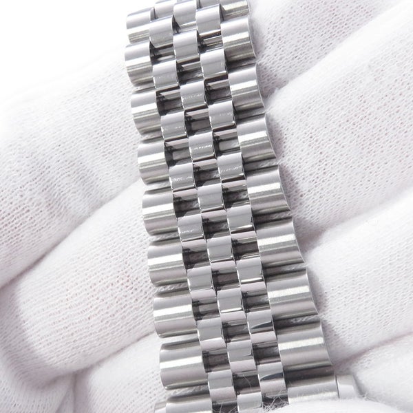 ロレックス デイトジャスト36 ランダムシリアル ルーレット 126234G ブルーフルーテッド文字盤 10Pダイヤモンド