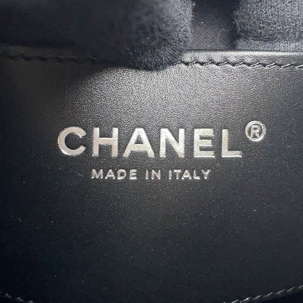 シャネル チェーンショルダーバッグ ココマーク CHANEL 25 スモール シャイニークランプルカーフスキンAS5293 黒