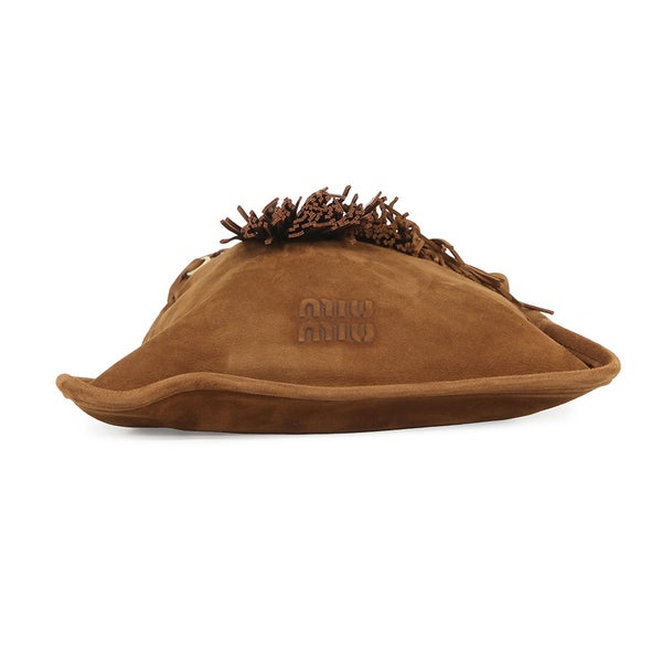 ミュウミュウ ハンドバッグ スエード タッセル 5BA295 MIUMIU