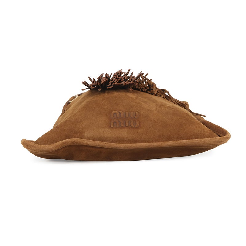 ミュウミュウ ハンドバッグ スエード タッセル 5BA295 MIUMIU