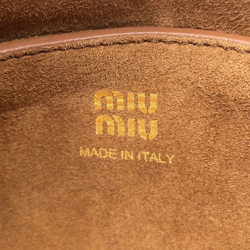 ミュウミュウ ハンドバッグ スエード タッセル 5BA295 MIUMIU