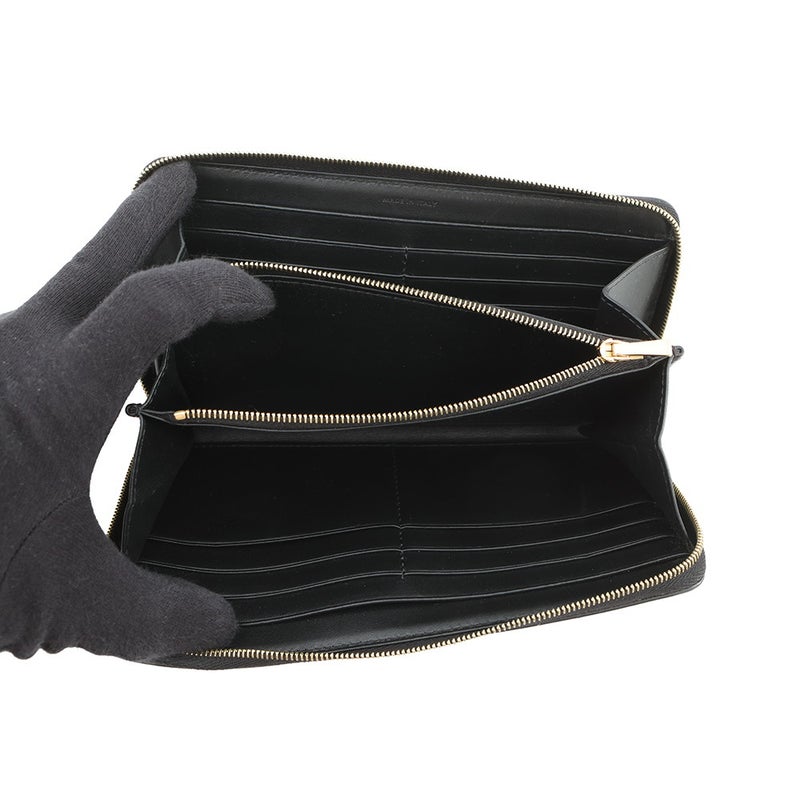 セリーヌ 長財布 ラージ ジップウォレット トリオンフ PVC 10B552BQ3.38NO CELINE 財布 黒