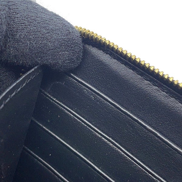 セリーヌ 長財布 ラージ ジップウォレット トリオンフ PVC 10B552BQ3.38NO CELINE 財布 黒