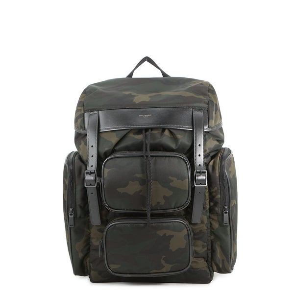 サンローランパリ バックパック HUNT カモフラージュ ナイロン 437110 リュックサック バッグ