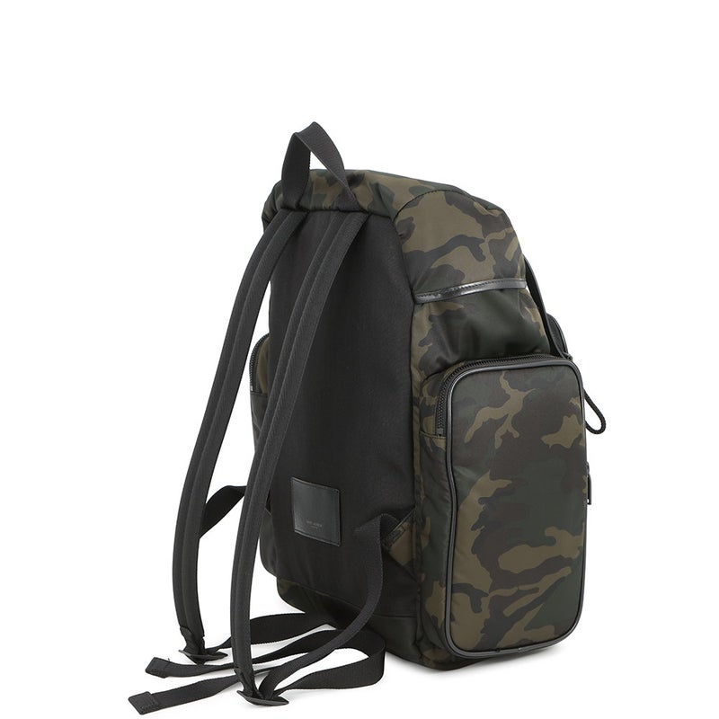 サンローランパリ バックパック HUNT カモフラージュ ナイロン 437110 リュックサック バッグ