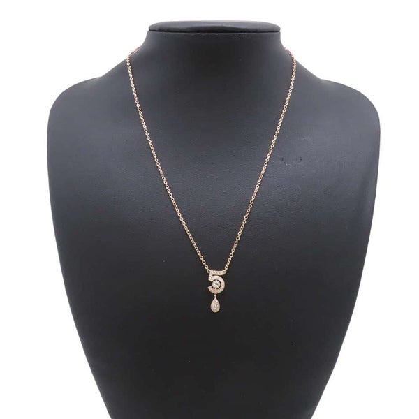 シャネル ネックレス エターナル シャネル N°5 ネックレス ダイヤモンド 25P 約0.36ct K18PGピンクゴールド J12193 ペンダント
