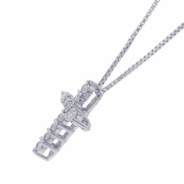 モニッケンダム ネックレス クロス ダイヤモンド 0.30ct Pt900/Pt850プラチナ MONNICKENDAM ペンダント ジュエリー