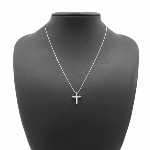 モニッケンダム ネックレス クロス ダイヤモンド 0.30ct Pt900/Pt850プラチナ MONNICKENDAM ペンダント ジュエリー