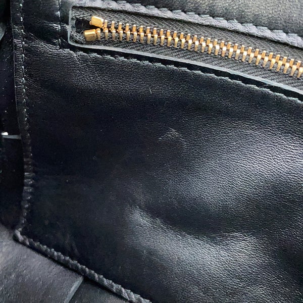 ボッテガヴェネタ ショルダーバッグ マキシイントレチャート カセット レザー 666870 BOTTEGA VENETA 黒