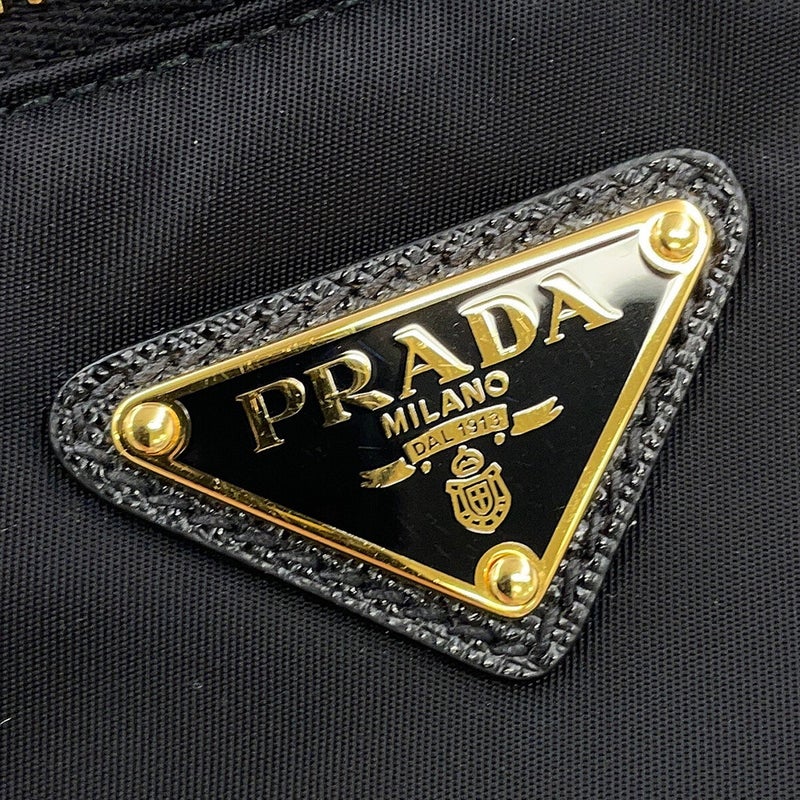 プラダ ショルダーバッグ Re-Nylon ドゥミ・リュンヌ ナイロン 1BH222 PRADA 黒