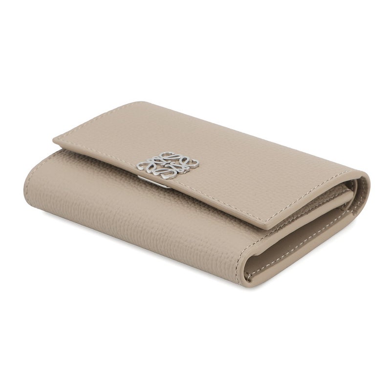 ロエベ 三つ折り財布 アナグラム バーティカル ウォレット スモール カーフレザー C821S33X12 LOEWE