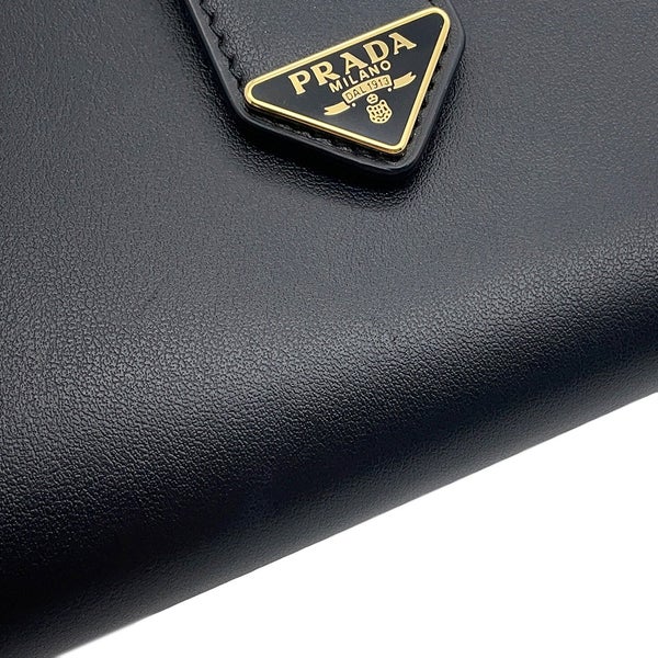 プラダ 長財布 シティカーフタブ  トライアングルロゴ ロングウォレット レザー1MV025 PRADA