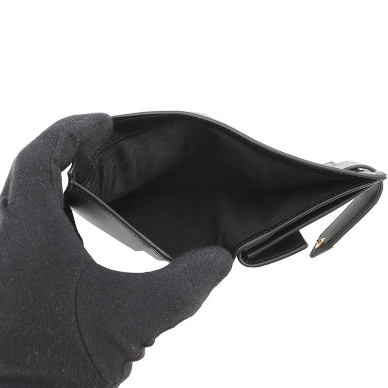 プラダ 二つ折り財布 シティカーフタブ 1MV204 PRADA 財布 黒