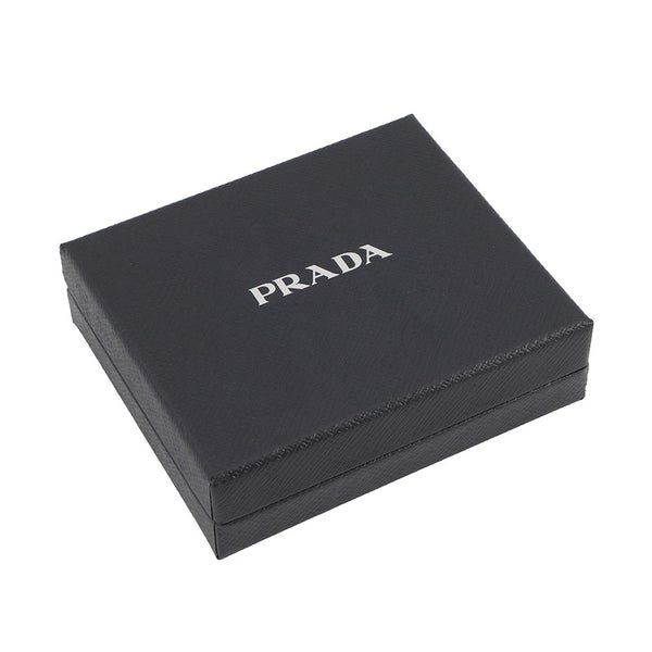 プラダ 二つ折り財布 シティカーフタブ 1MV204 PRADA 財布 黒