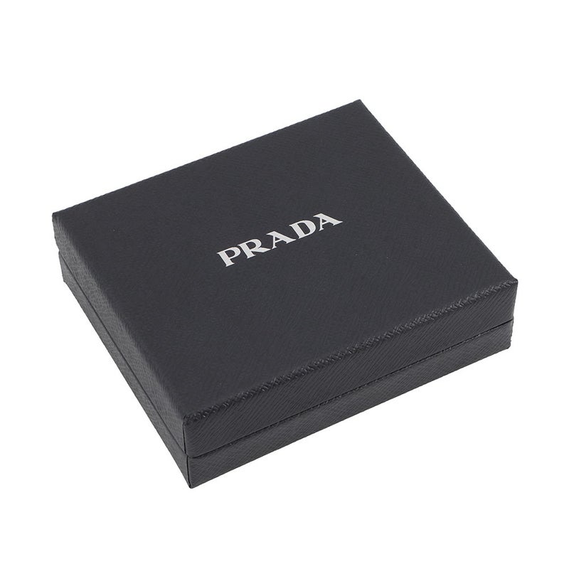 プラダ 二つ折り財布 シティカーフタブ 1MV204 PRADA 財布 黒