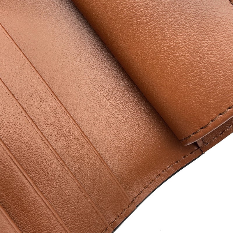 プラダ 二つ折り財布 シティカーフタブ トライアングルロゴ レザー 1MV204 PRADA コンパクトウォレット