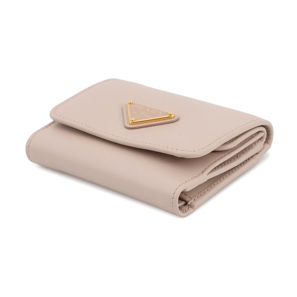 プラダ 三つ折り財布 トライアングルロゴ レザー 1MH043 PRADA 財布