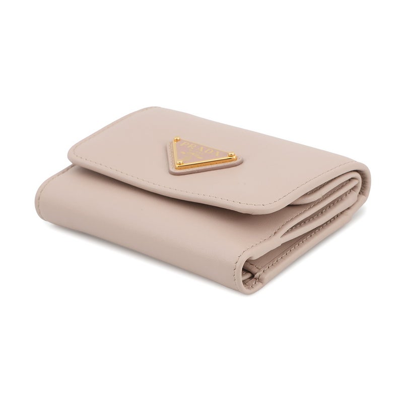 プラダ 三つ折り財布 トライアングルロゴ レザー 1MH043 PRADA 財布