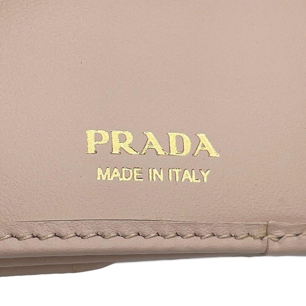 プラダ 三つ折り財布 トライアングルロゴ レザー 1MH043 PRADA 財布