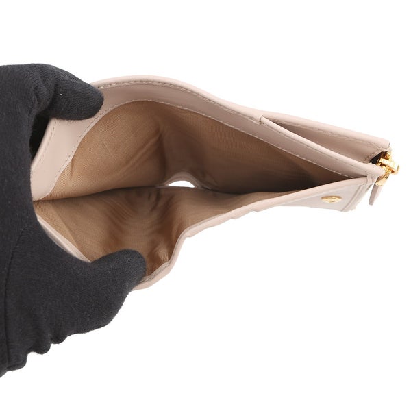 プラダ 二つ折り財布 トライアングルロゴ コンパクトウォレット レザー 1ML050 PRADA