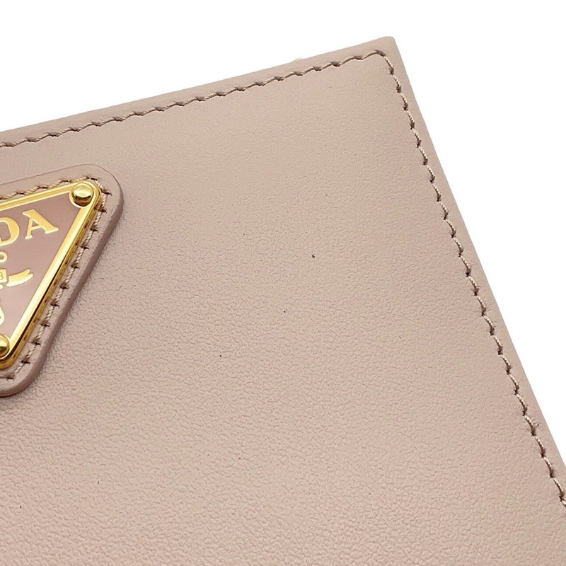 プラダ 二つ折り財布 トライアングルロゴ コンパクトウォレット レザー 1ML050 PRADA