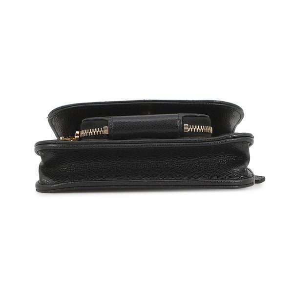 シャネル チェーンウォレット ココマーク ビジネスアフィニティ ミニ キャビアスキン AP2914 CHANEL 財布 黒
